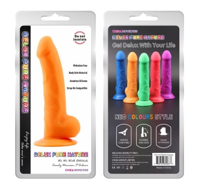 Dildo realistyczne penis naturalne przyssawka 21cm